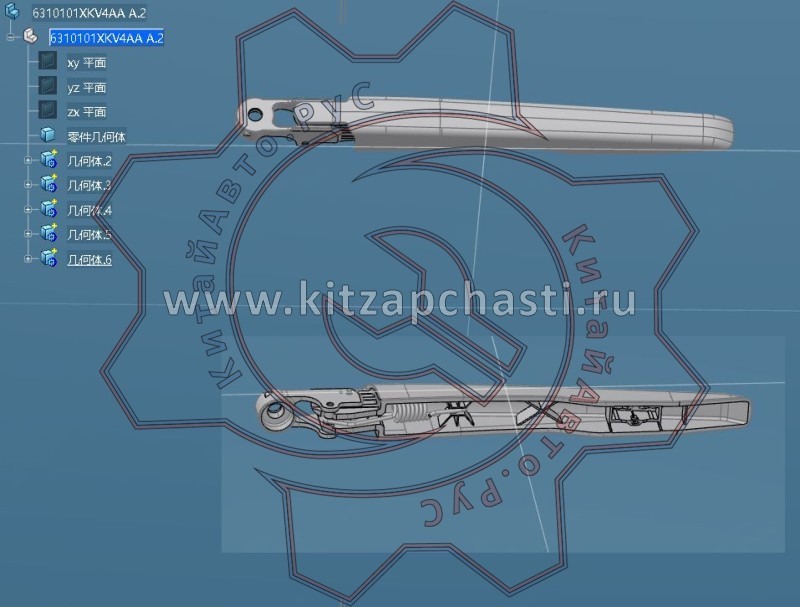 Рычаг заднего стеклоочистителя HAVAL H9 2pecт 6310101XKV4AA