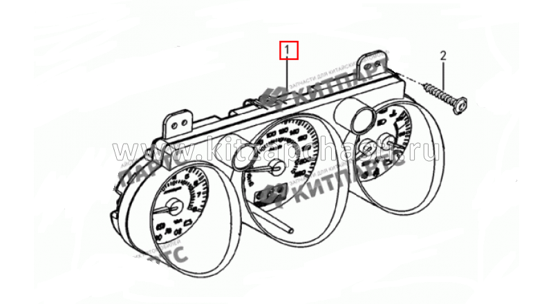 Комбинация приборов МКПП Dong Feng S30 7341011BA